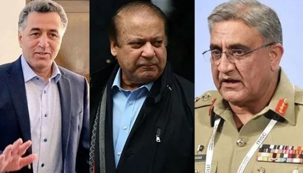 bajwa,faiz,nawaz sharief