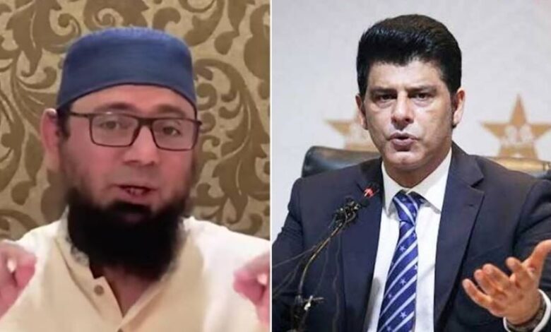 ex cricketers saqlain mushtaq, m waseem