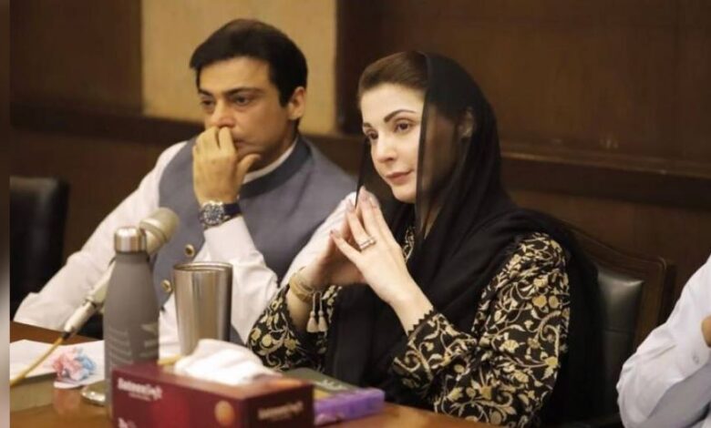 hamza shebaz, maryam nawaz