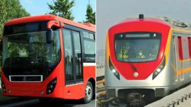 metro bus and oreng line train