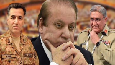 nawaz sharif faiz hameed and gerneral bajwa