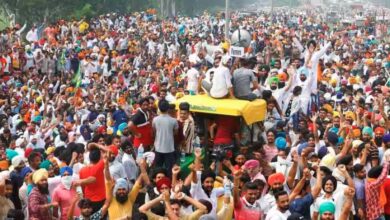 protest in new delhi