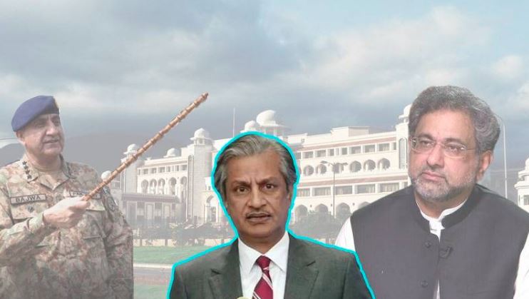 shahid khaqan abbasi and gen bajwa