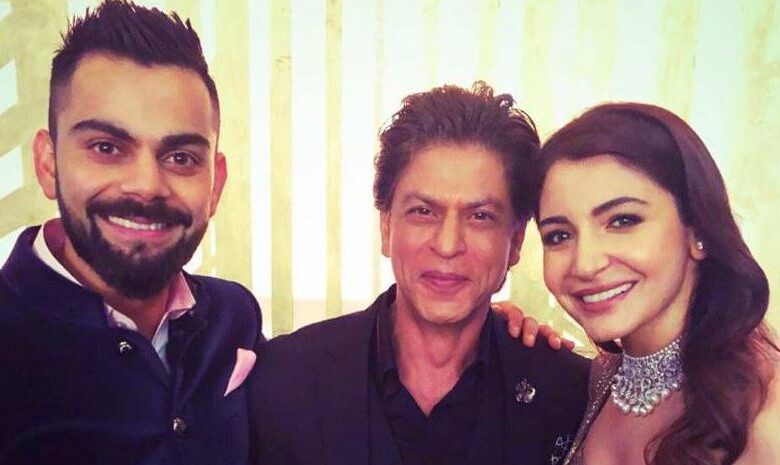 virat kholi and shahrukh khan