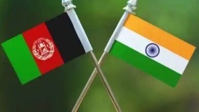 afghan,india flags