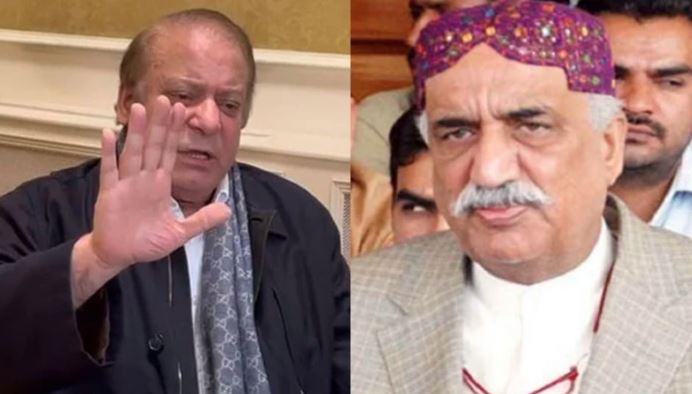 khursheed shah and nawaz sharif
