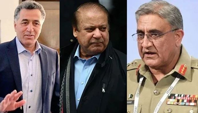 nawaz sharif and bajwa