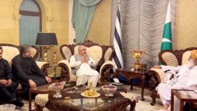 pti deligation meet with fazal ur rehman