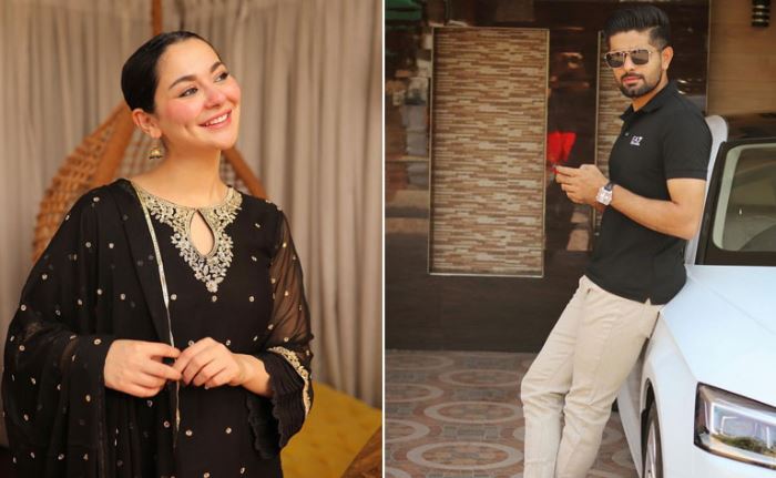 babar azam,hania amir