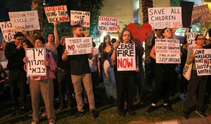 israiel peoples on strike