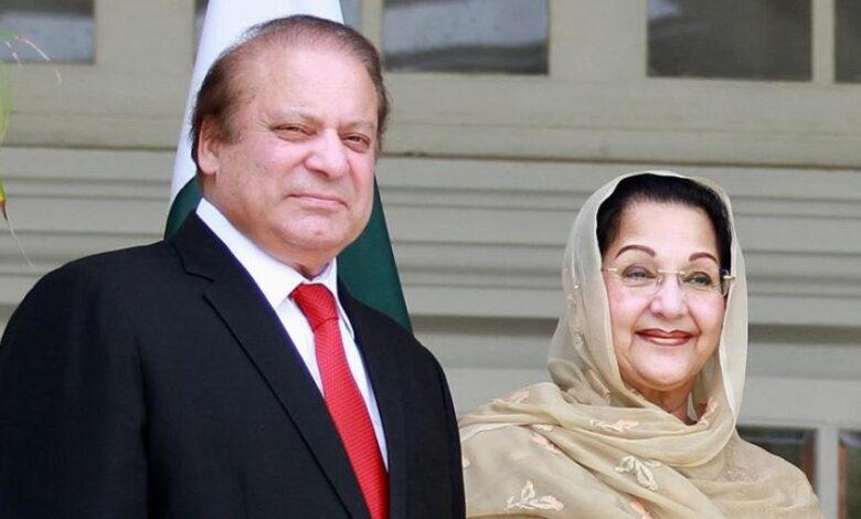 kalsoom nawaz,nawaz sharief