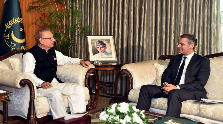 mansoor awan meeting with arif alvi