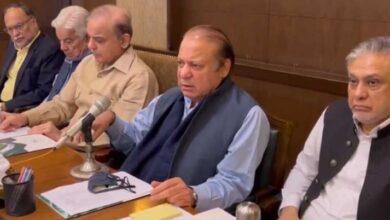 nawaz sharief in model twon