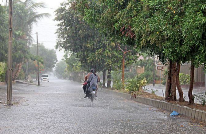 rain in pakistan