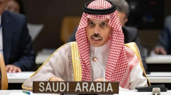 saudi minister react on ghaza