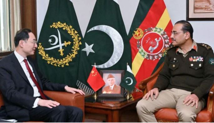 Meeting of Chinese Vice Foreign Minister with Army Chief