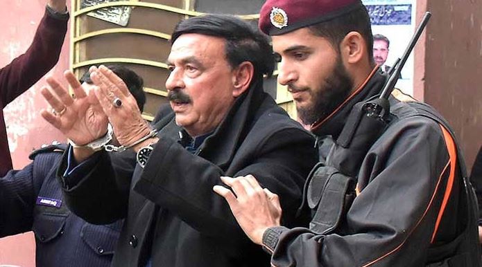 sheikh rasheed arrest