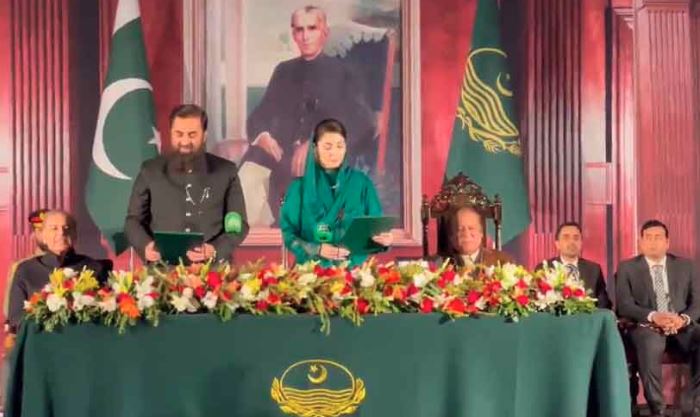 baleegh ur rehman,maryam nawaz oath taking