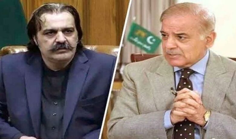ali amin gandapur and shahbaz sharif meeting