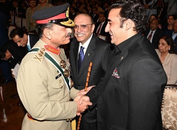 army chief ,gen asim munir,bilawal bhutoo