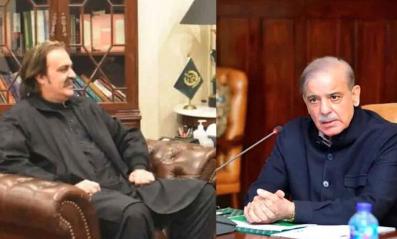 cm gandapur meeting with pm shahbaz sharif