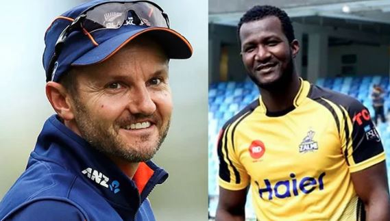 ex cricketers deron sammy,mike hassan