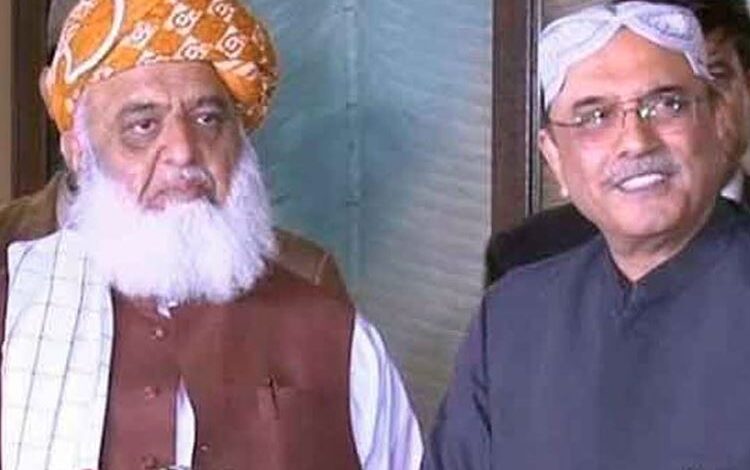 fazal ur rehman contact with zardari