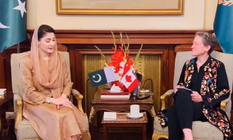 high commissioner of canada met cm maryam nawaz