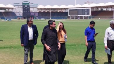 icc deligation in karachi stadium