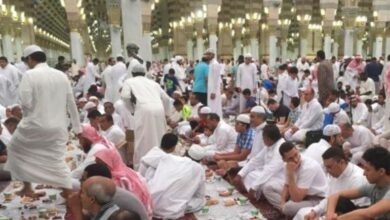 iftar in saudi mosque