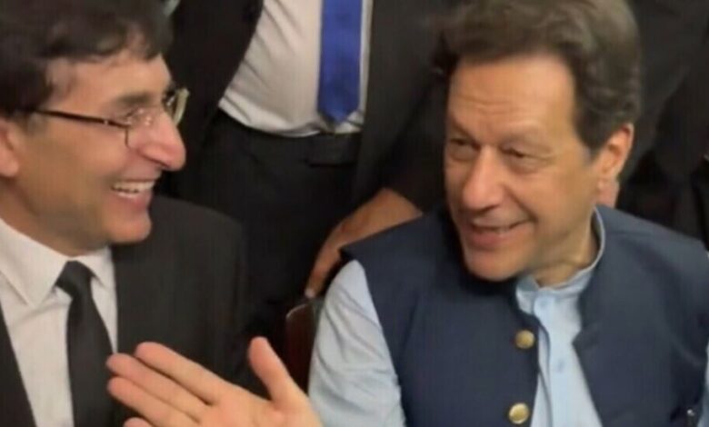 imran khan and barrister gohar