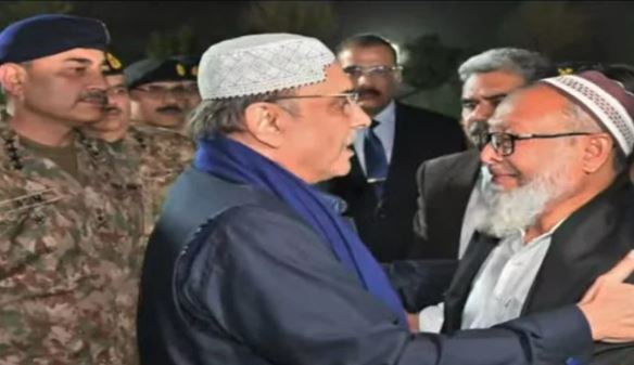 president asif zardari ,army chief