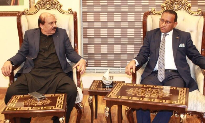 president lpc arshad ansari and ambassador of ethiopia