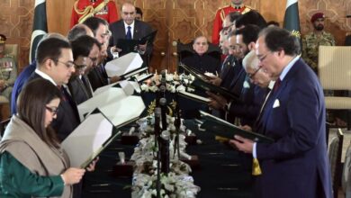 shahbaz sharif and his cabinent