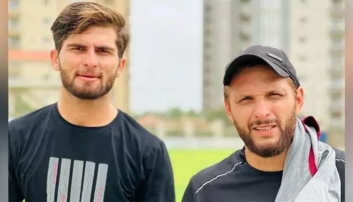 shahid afridi and shaheen shah afridi