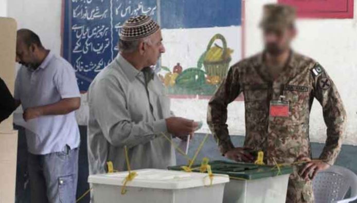 Civil Armed Forces and Pakistan Army troops deployed in by-elections
