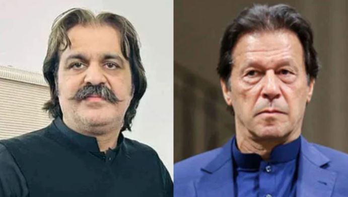 cm kpk ali amin ganda pur,imran khan