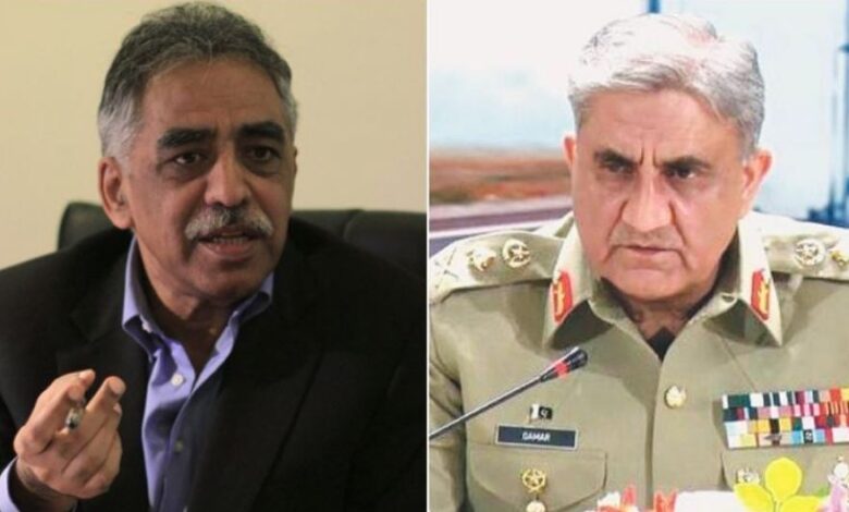 ex governor sindh m zubair, gen r bajwa