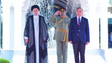 irani president meet with shahbaz sharif