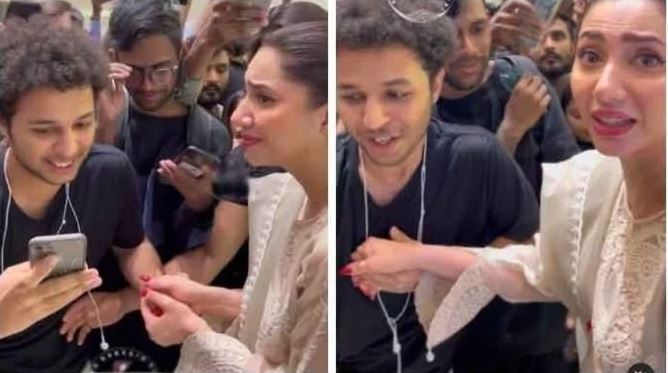 mahira khan and his fan