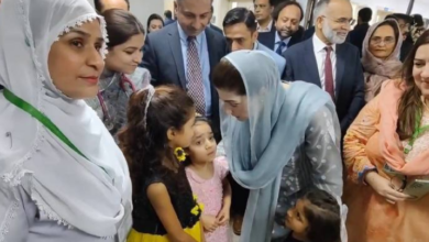 maryam nawaz reached in children hospital