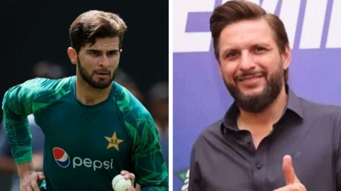 shahid afridi and shaheen shah afridi