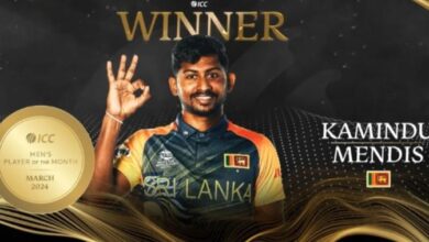 srilankan player of the month