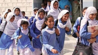 Announcement of summer vacation in schools