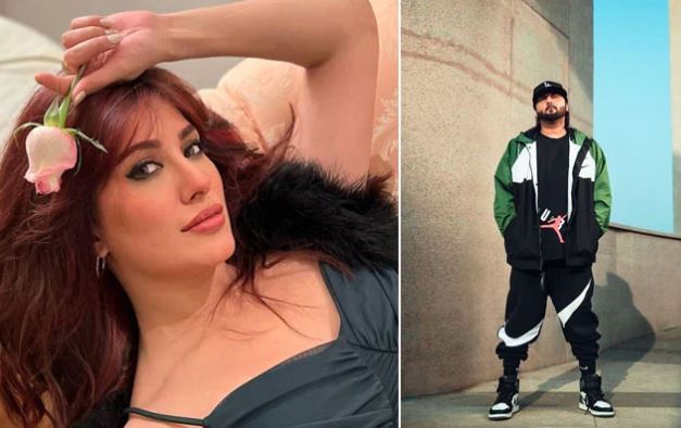 actress mehvish hayat,yo yo honey singh