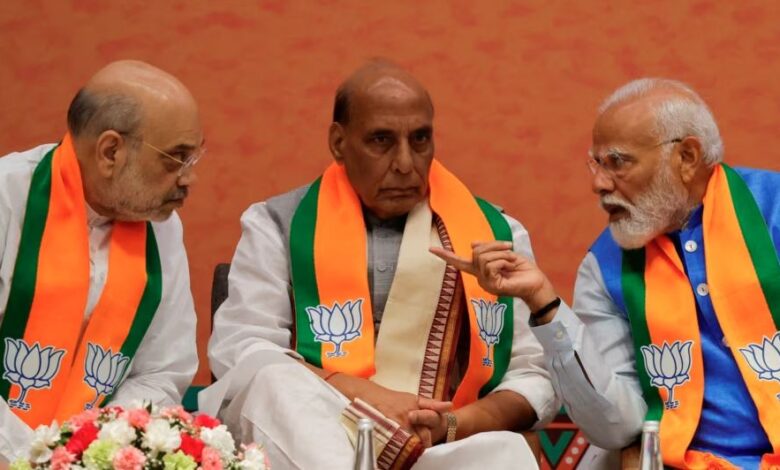 amit shah,raj nath,narindra modi