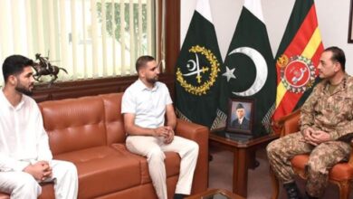 army chief meets amir khan and shazeb rind