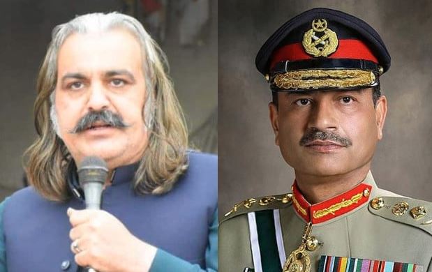 army chief,cm kpk ali amin gandapur