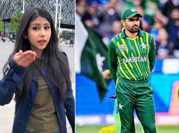 babar azam,cricket girl fan