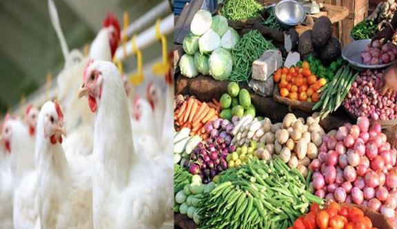 chicken ,vegetables prices